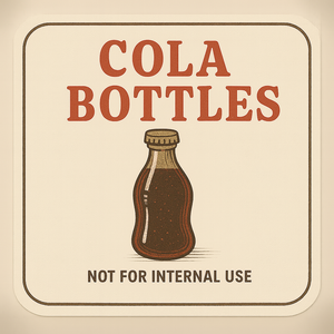 COLA BOTTLES 100ML